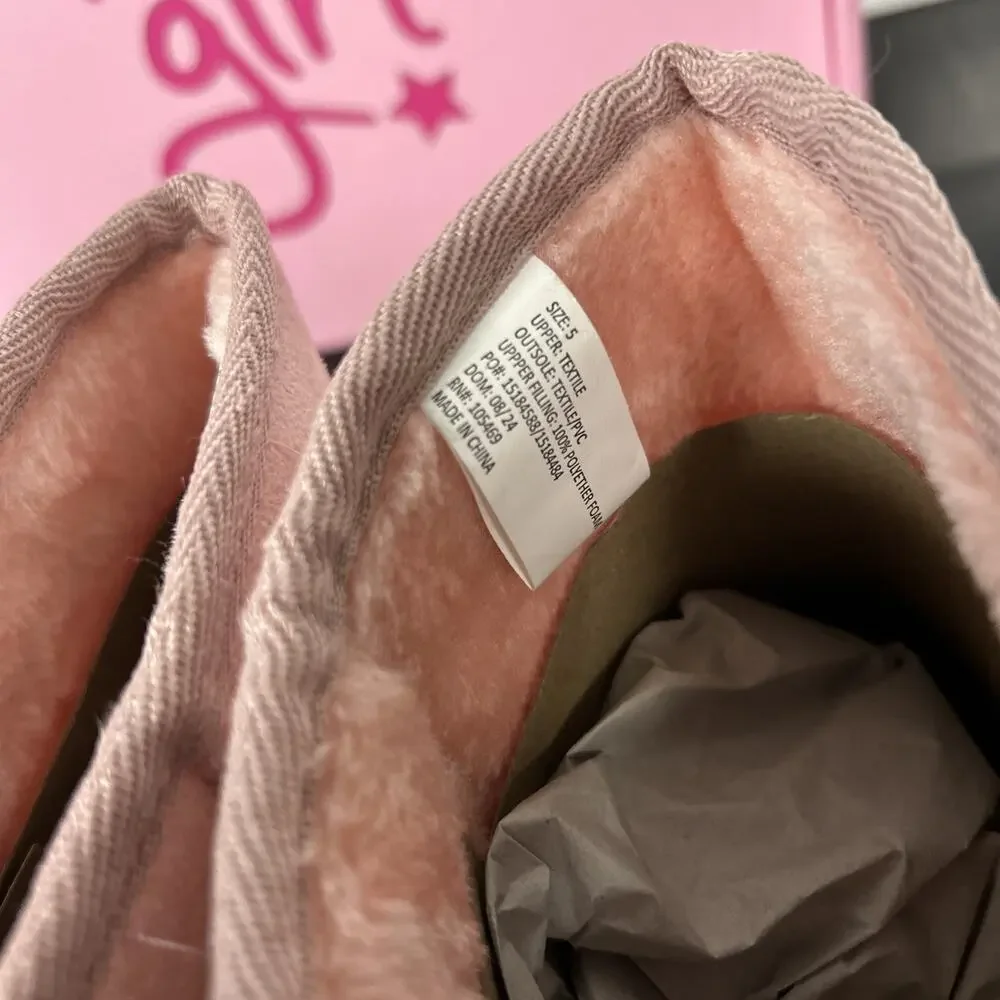 Olivia Miller Girl - Boot - Glitter Pink Butterfly - Girls Size 5